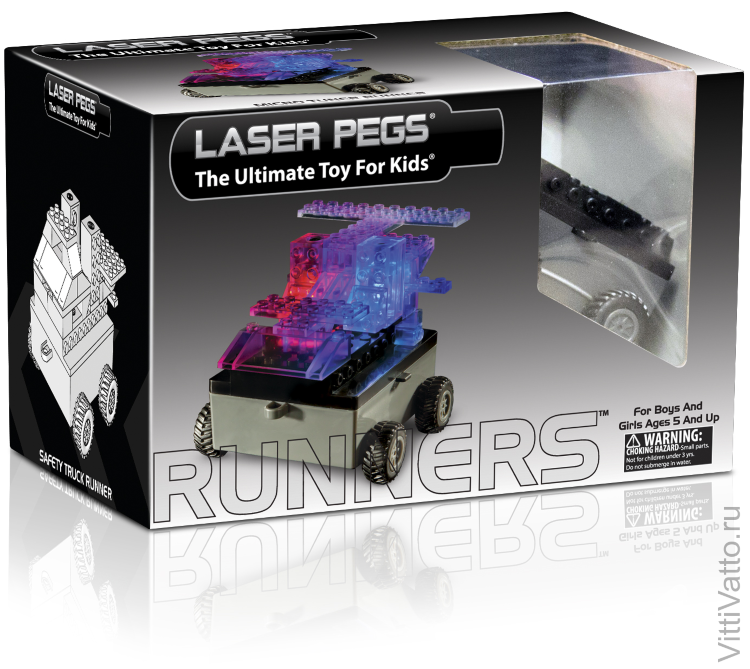 Набор "Военная машина", Laser Pegs