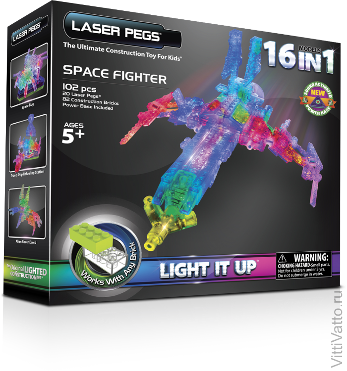 Набор "Космос", Laser Pegs