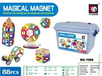 Набор магнитного конструктора Magical Magnet, 88 деталей
