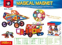 Набор магнитного конструктора Magical Magnet, 168 деталей